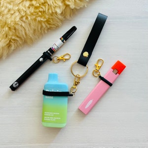 Support multi-vapeur au poignet / Dragonne en cuir végétalien / Accessoires pour fumeurs / Petits et grands appareils