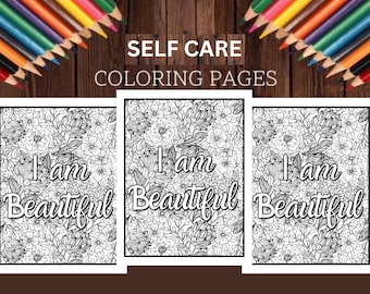 Self Care Coloring Pages For Adults