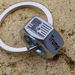 Donald Trump MAGA keyring-Make America Great Again Keychain-President Trump gift 2024 Nuts about Donald Trump