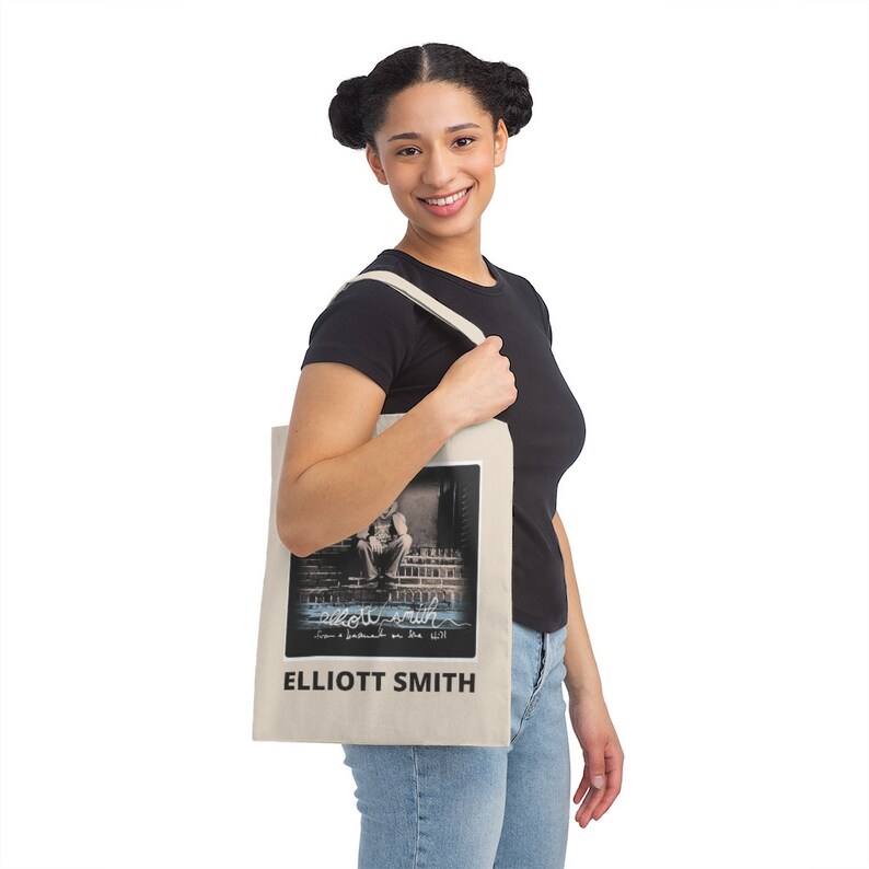Elliott Smith From A Basement on the Hill Tote Bag Merch Tour Etsy