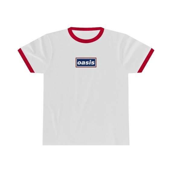 Oasis Ringer T-shirt Vintage Look 