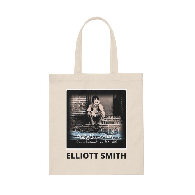 Elliott Smith From A Basement on the Hill Tote Bag Merch Tour Etsy
