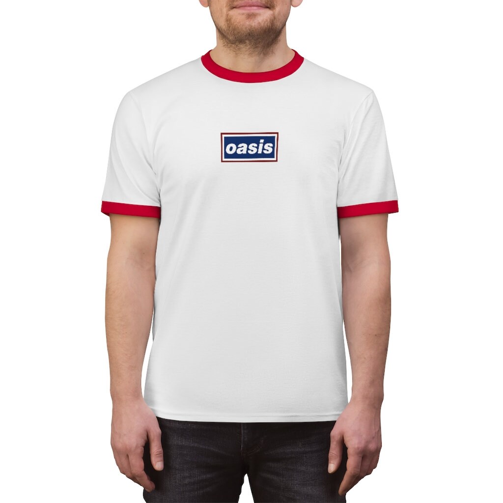 Oasis Ringer T-shirt Vintage Look 