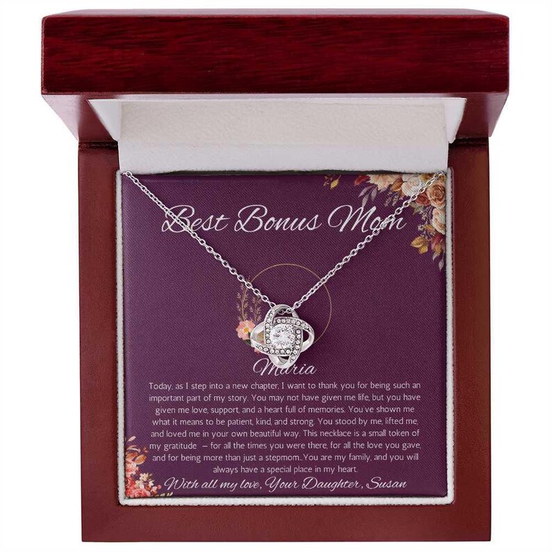 Bonus Mom Gift for Step Mother Gift From Bride, Stepmom Wedding Gift ...