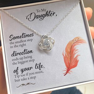 To My Daughter gift Necklace, Birthday Gift Necklace, Gift From Mom, Dad, Gift Necklace From Parents To Daughter, Necklace Present