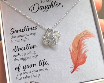 To My Daughter gift Necklace, Birthday Gift Necklace, Gift From Mom, Dad, Gift Necklace From Parents To Daughter, Necklace Present