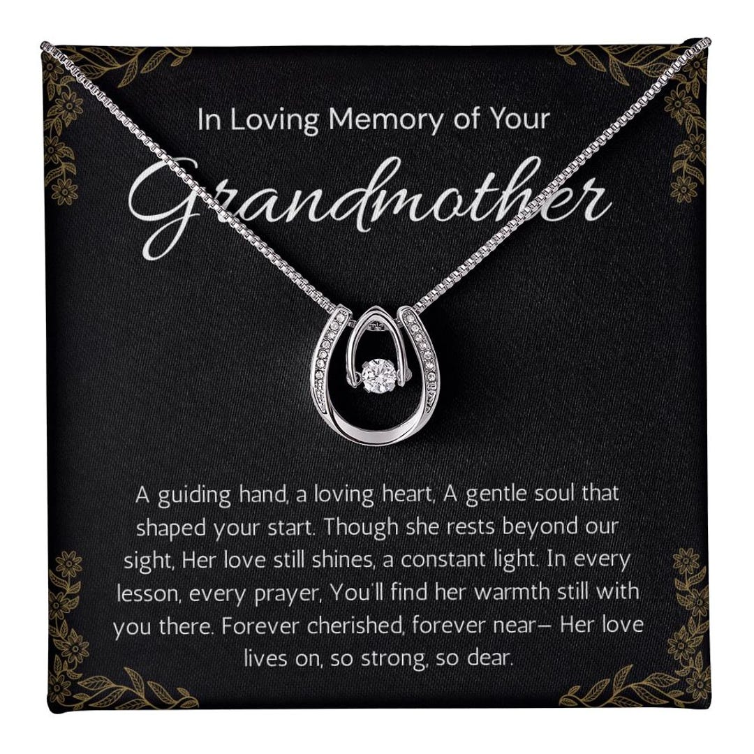 Memorial Gift Grandmother Loss Necklace, Loss of Grandma in Memory of ...