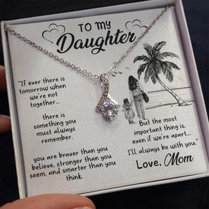Always be With You, Gift Necklace For Daughter, Birthday Gift Necklace For Daughter, Appreciation Gift For Daughter, Necklace From Mother