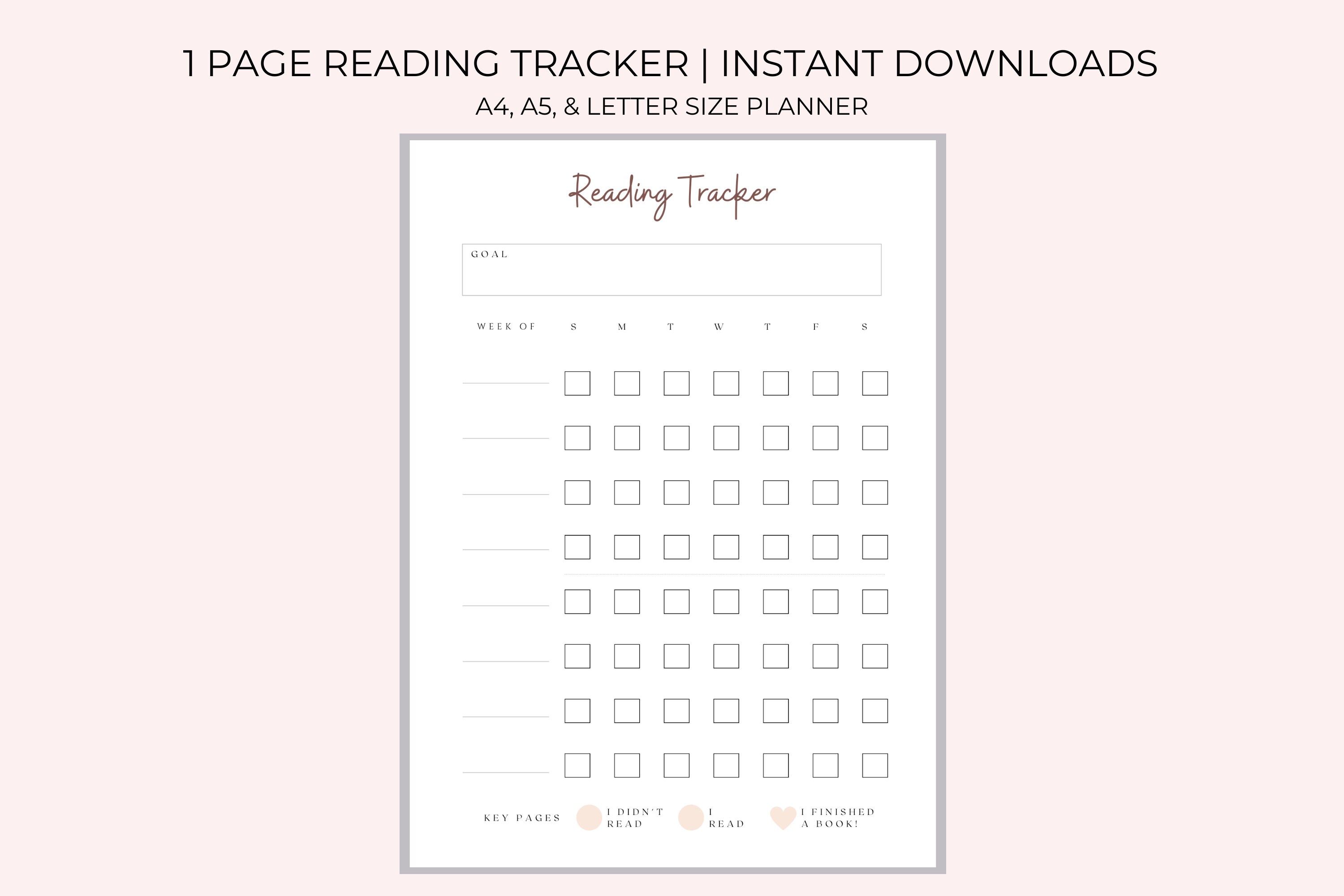 Journaling | Patterns and Blueprints | Reading Goal Track | Good Reads ...