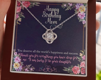 Collana regalo di compleanno per la mamma, collana regalo dalla figlia, regalo per la mamma per il compleanno, grazie mamma - Italia
