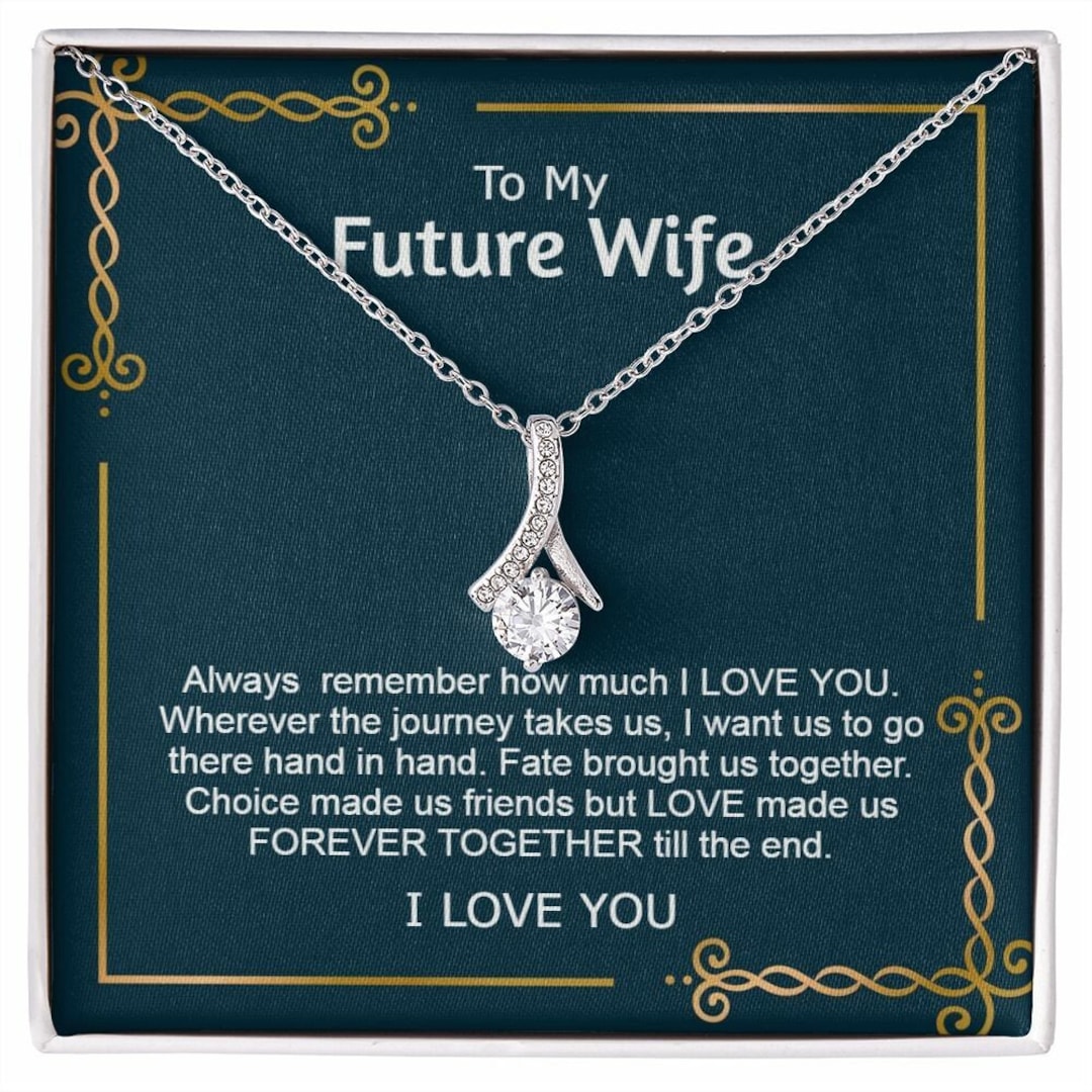 Buy Future Wife, Necklace for Fiancée ,gift From Husband, Birthday