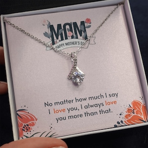 Mothers Day special Gift Necklace, Happy Mothers Day, Gift for Mom, Mothers Day Gift From Son, Daughter