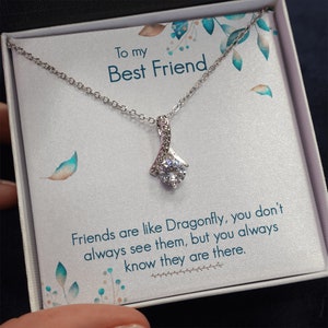 Bestie Gift Necklace, Unbiological Sister Gift Necklace, Best Friend Gift Necklace, Friendship Gift Necklace, Gift From Friend