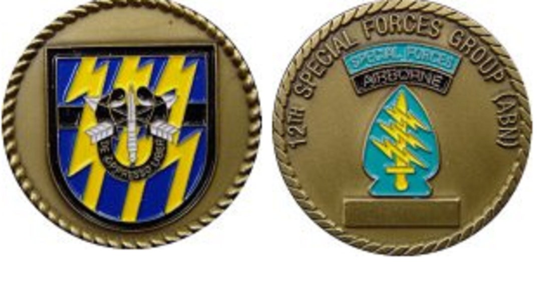 12th Special Forces Group Challenge Coin. 1.53 Etsy