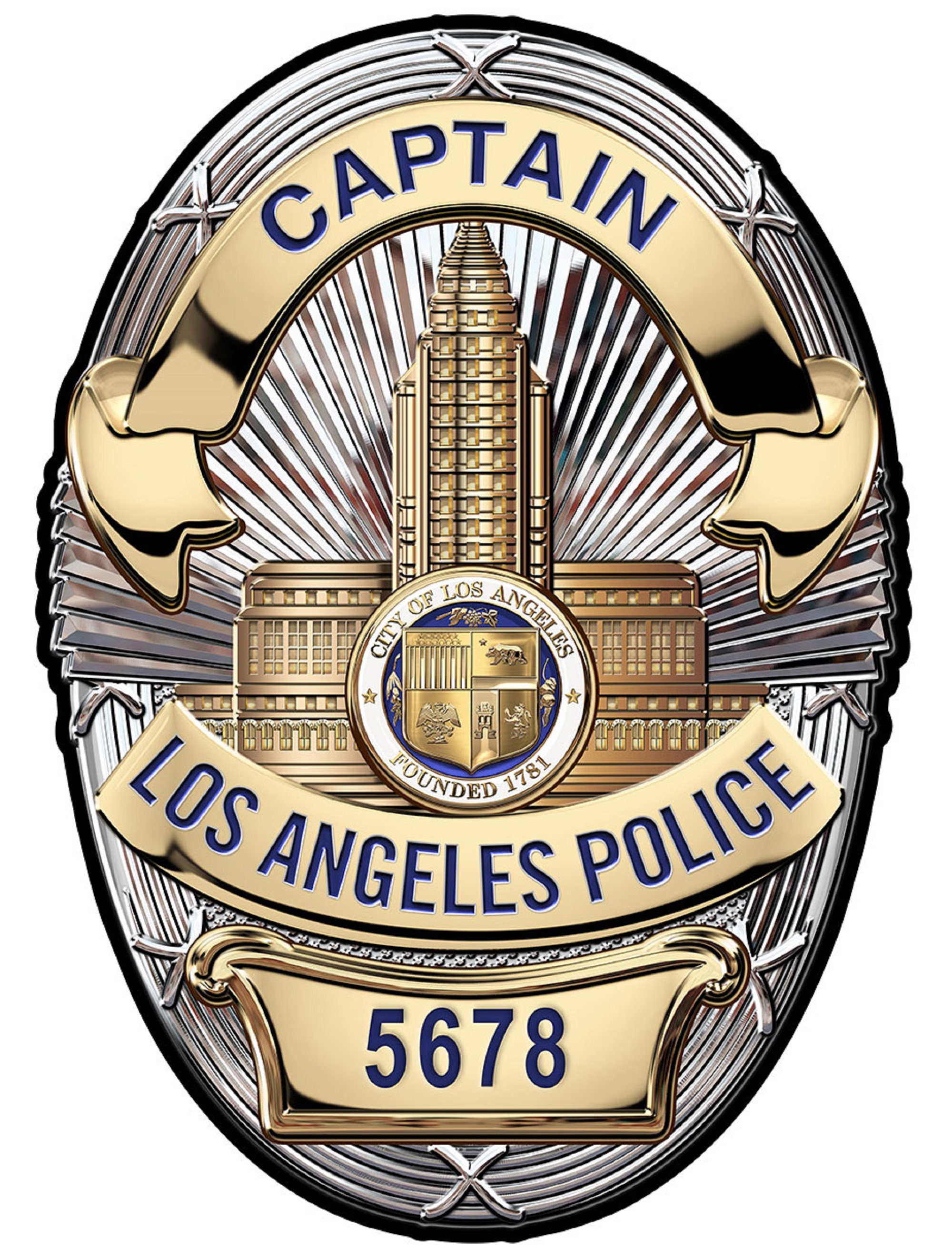 Los Angeles Police Department LAPD Badge Replicpolice officer