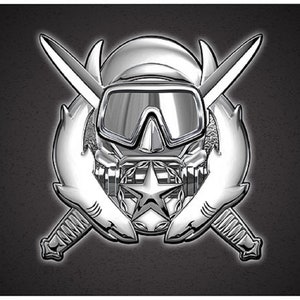 Special Operation Combat Diver  Senior / Instructor 12 x 6&quot; all Metal License Plate with holes