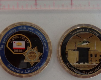 Sonoma County Sheriff’s Department Challenge Coin