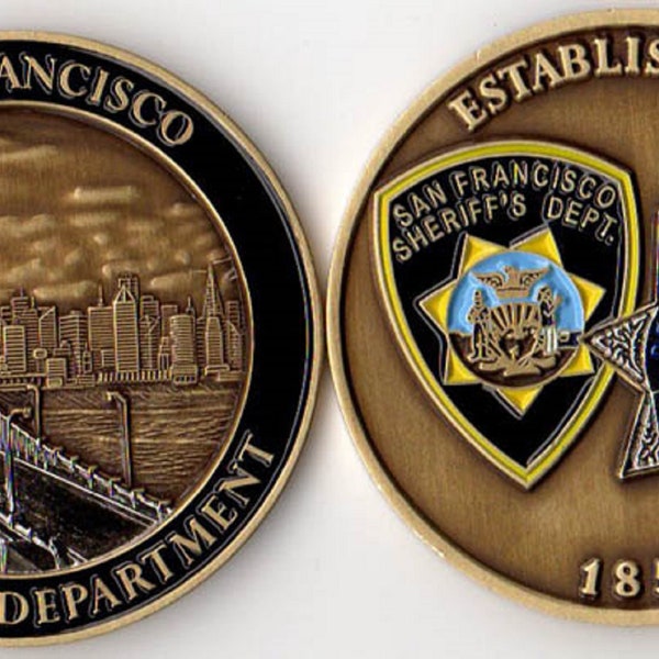 San Francisco Sheriff’s Department Challenge Coin