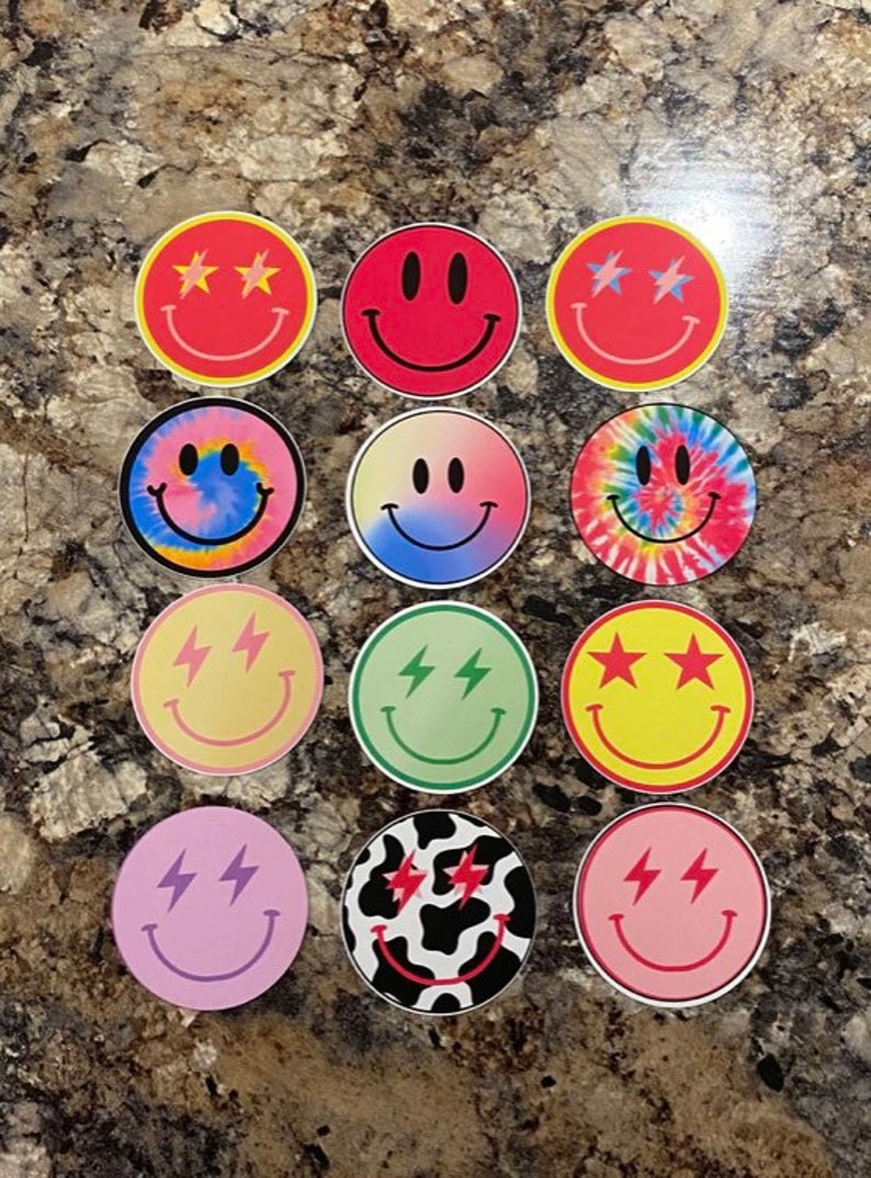 Smiley Face Cardstock Cutouts for Freshies - Etsy