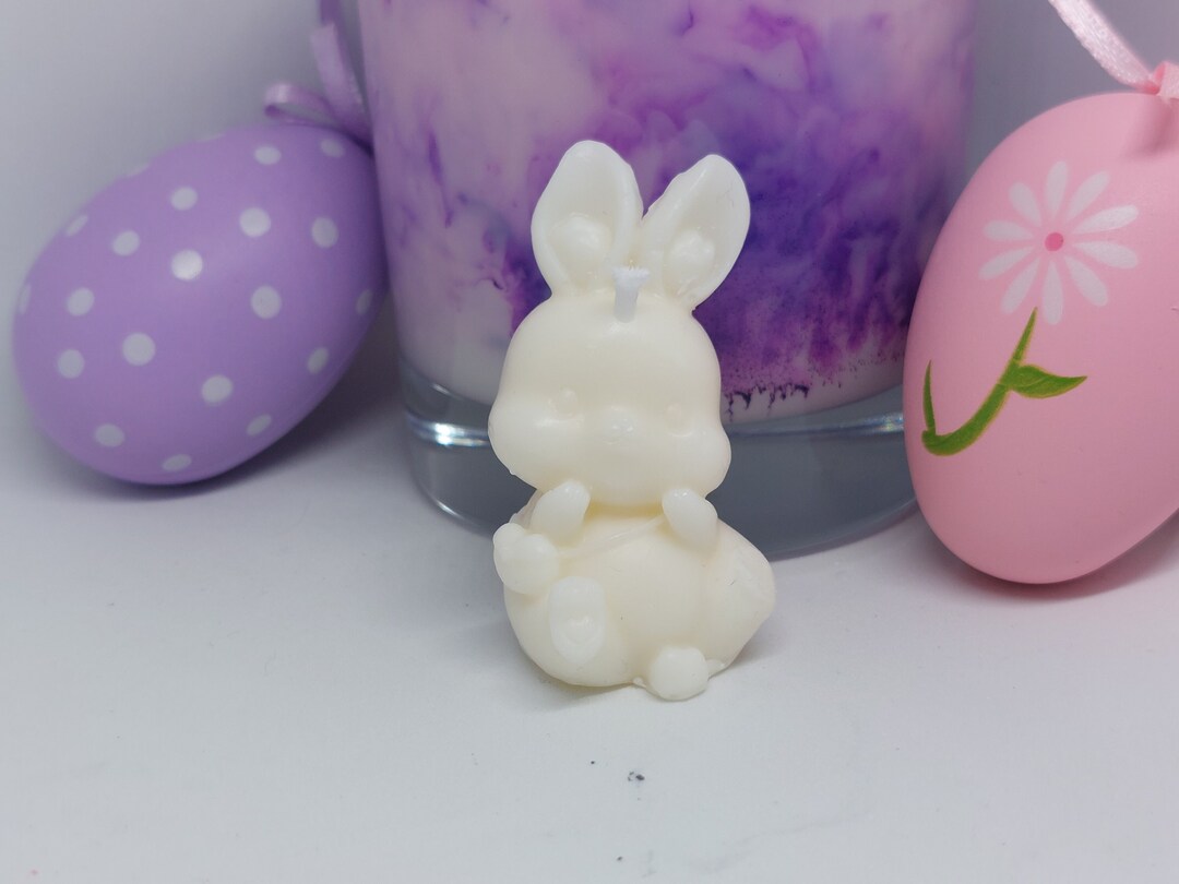 Cute Bunny Candle/easter Rabbit Candle/ Handmade Soy Candle - Etsy ...