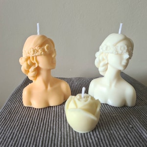 Flower Girl Candle/Blindfolded Girl Candle/Soy Candle