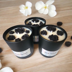 Vela aromática de lujo con aroma a opio oscuro / Vela perfumada / Vela de soja