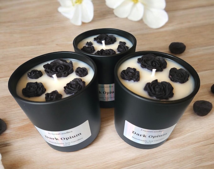Luxury Dark Opium Scented Candle/Perfume Candle/Soy Candle