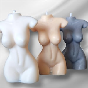 Scented Female Lady Body Candles/ Handmade Soy Candles