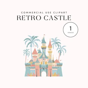 Château magique PNG - Mickey Co. vacances en famille 2024 téléchargement numérique, clipart château transparent, graphiques amusants pour s'amuser en famille