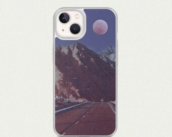Funda retro para iPhone - Vintage 60s Landscape Aesthetics, Indie grunge hippie good vibes dreamy