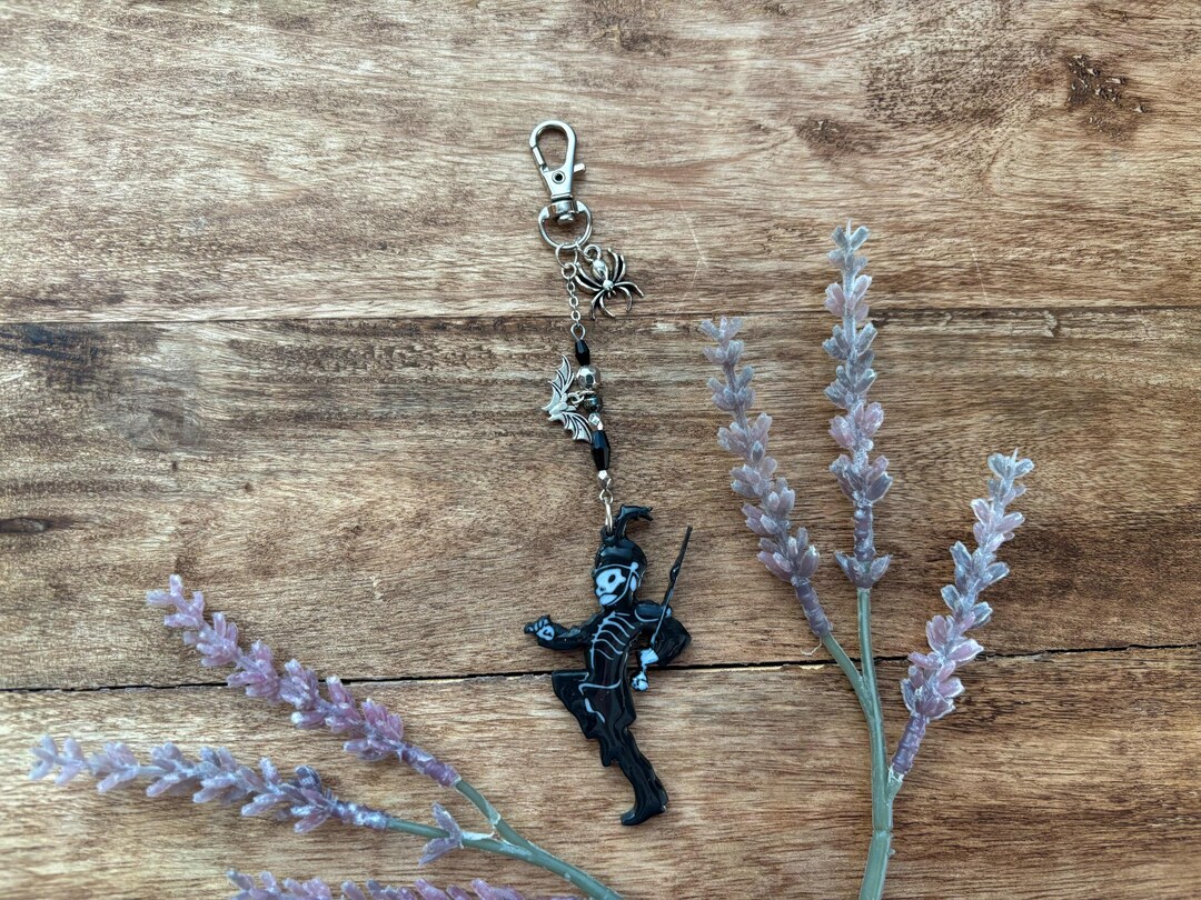 Embroidered Keychains Punk Welcome to the Black Parade Inspired Beaded Keychain | Emo | Scene ...