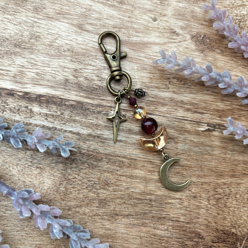 Bronze Witchy Keychain - Etsy UK