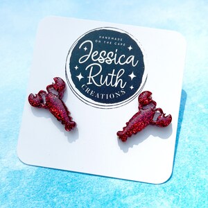 Lobster Stud Earrings