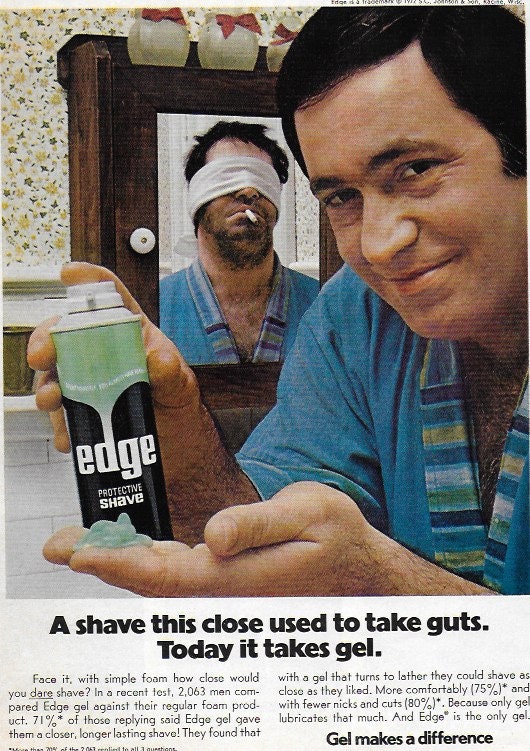 70s Vintage Playboy edge Shave Gel 1973 - Etsy
