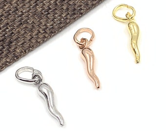 Ciondolo Fulmine In Argento Sterling 925 | Charm A Forma Di Saetta | Gioiello Unisex - 3