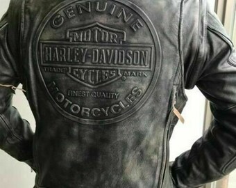 vintage harley davidson leather jacket for sale