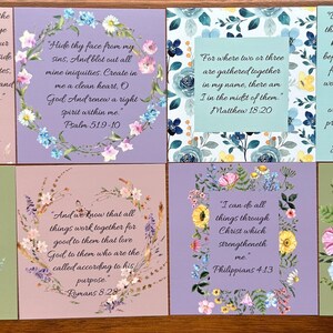 Cartes de versets de la Bible, livre à feuilles mobiles pour les Écritures