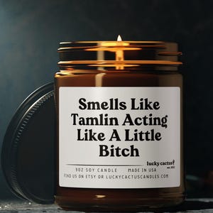 Tamlin Little Bitch Candle ACOTAR Fan Gift ACOMAF A Court of Thorns and Roses Merch Velaris Candle Book Lover Candle
