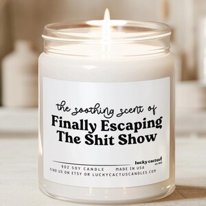 Funny Coworker Farewell Candle Gift for Friend Leaving Job Goodbye Gift for Coworker Leaving Job Sarcastic Candle Funny Moving Gift for Boss