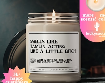 Tamlin's a Bitch-kaars, cadeau Acotar-fan, acomaf, A court of thorns and roses merch, Velaris Candle, Book Lover Candle, 9oz Book Candle