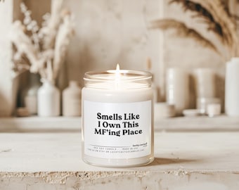 New Homeowner Gift, Housewarming Candle, Closing Day Gift, Funny New House Gift, Condo Owner, Closing Gift for House, House Warming Gift
