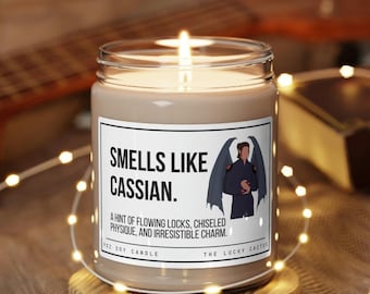Cassian Soy Candle: ACOTAR Book Lover Gift