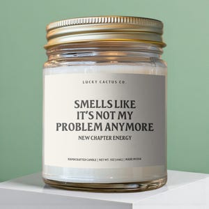 Retirement Gift Candle, Funny Retirement Gift, Not My Problem Anymore, Coworker Retirement Gift, Boss Retirement Gift
