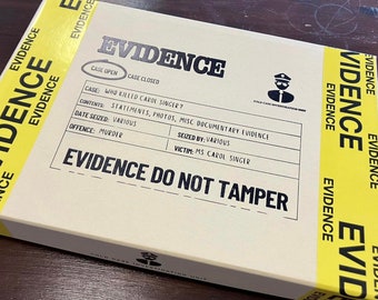Investigation Advent Calendar - Who Killed Carol Singer? - 25 days of evidence to crack the case. Written by a real police Detective