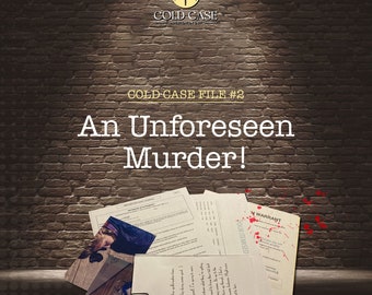 Cold Case Investigation Unit Game #2 - An Unforeseen Murder