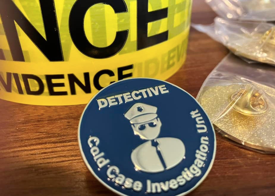 Enamel Detective Badge