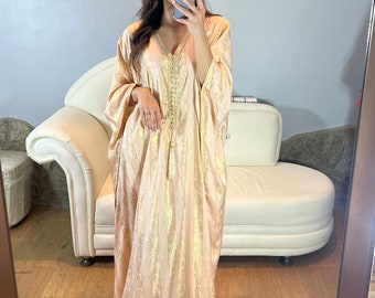 Jawhara Dress embroidery braid Original gold