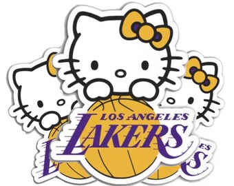 Hello Kitty Lakers - Etsy