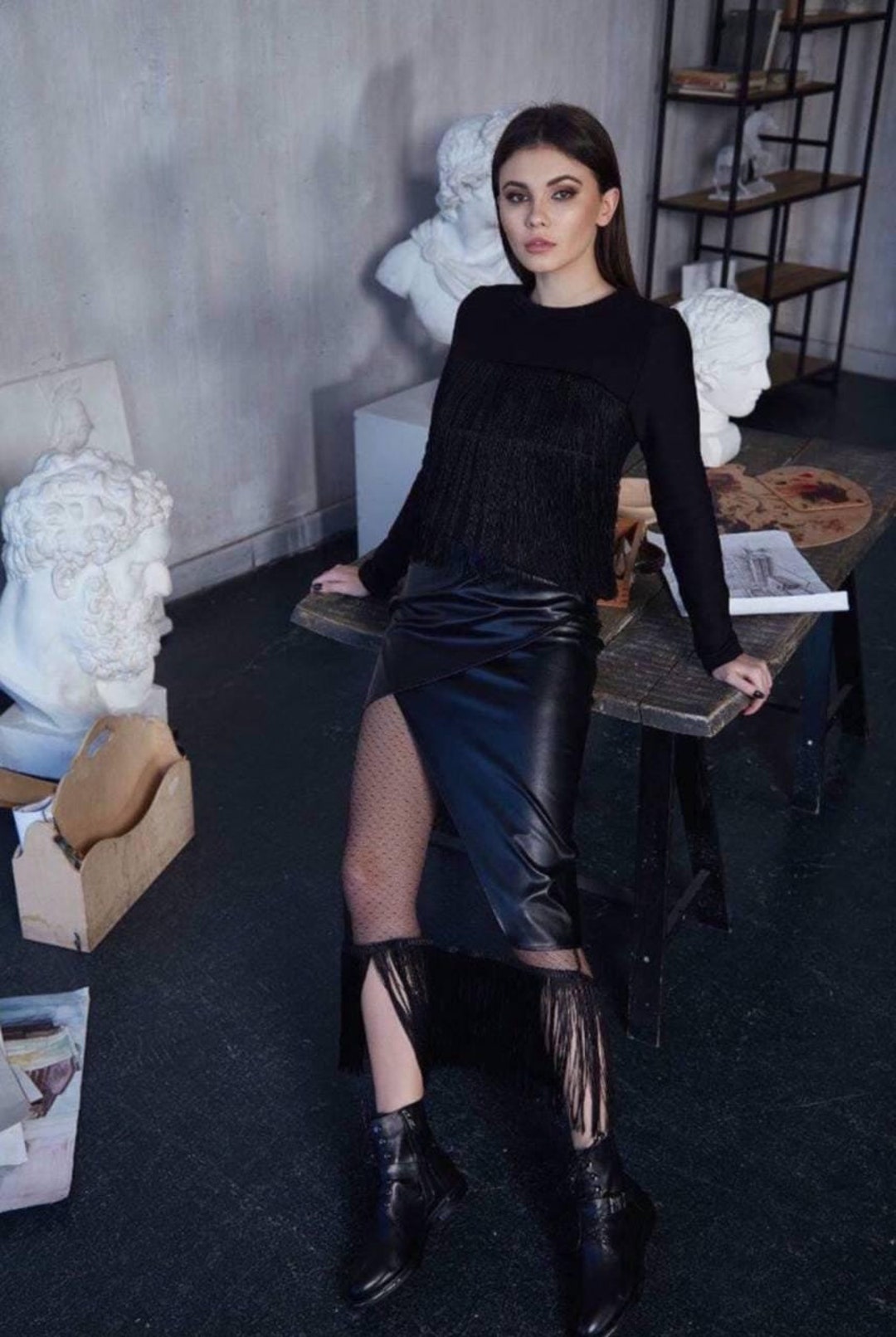 VeganiBBEleen skirt - Black
