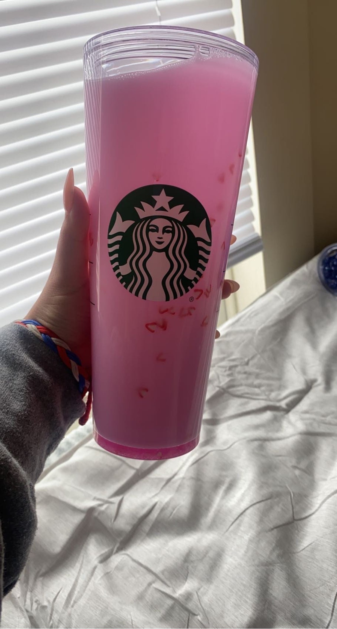 Venti Pink Drink Starbucks Cup Etsy